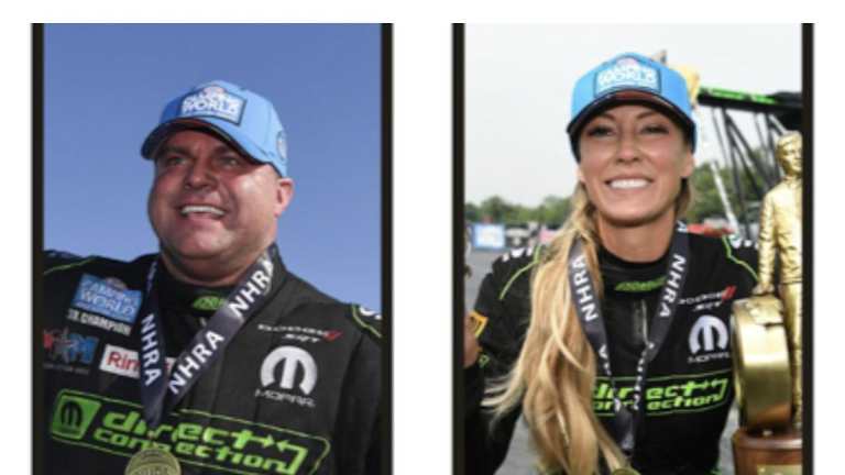 NHRA: Tony Stewart Racing's Pruett, Hagan riding high, No. 1 in their classes (VIDEO)